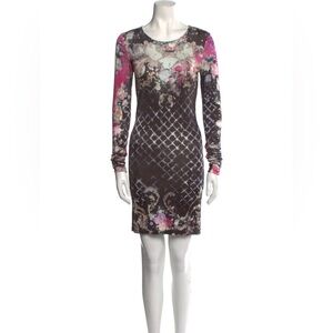 Balmain printed mini dress